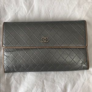 Authentic Chanel flap wallet